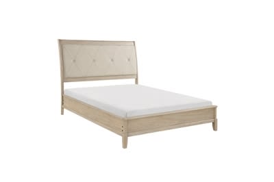 Cotterill Queen Panel Bed in Beige Finish by Home Elegance - HEL-1730NB-1