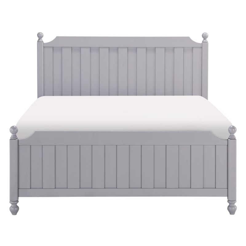 Wellsummer Queen Bed in Gray by Home Elegance - HEL-1803GY-1