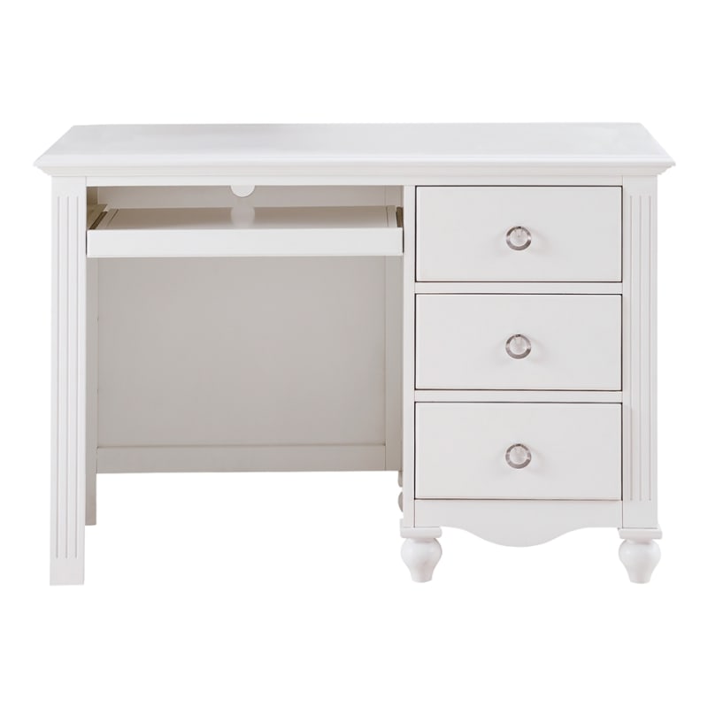 Meghan Writing Desk in White by Home Elegance - HEL-2058WH-15
