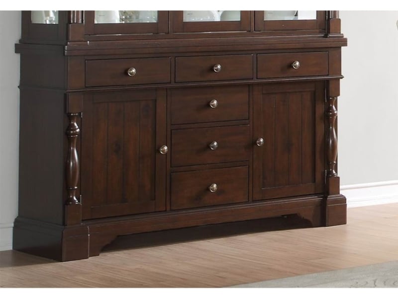Yates Buffet/Server in Dark Oak by Home Elegance - HEL-5167-55