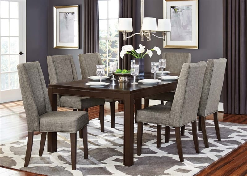 Kavanaugh 5 Piece Dining Set in Dark Brown by Home Elegance - HEL-5409-78-5