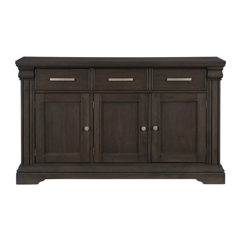 Southlake Server in Wire Brushed Rustic Brown by Home Elegance - HEL-5741-40