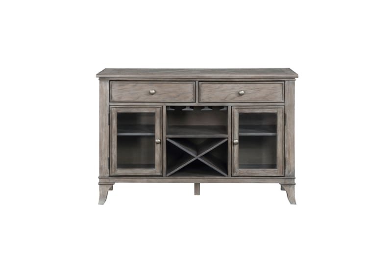 Garner Server in Brown Gray Finish by Home Elegance - HEL-5827-40