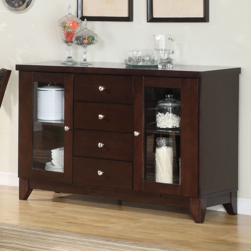 Daisy Server in Espresso by Home Elegance - HEL-710-40