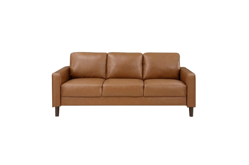 Malcolm Sofa in Brown Fabric by Home Elegance - HEL-9203BRW-3
