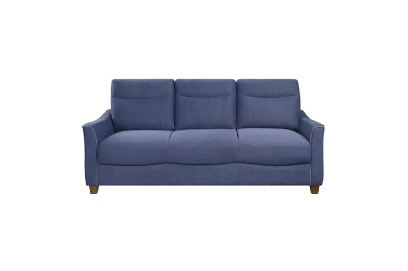 Harstad Sofa in Blue Fabric by Home Elegance - HEL-9236BU-3