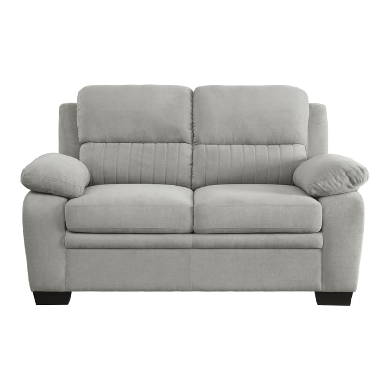 Holleman Love Seat in Gray by Home Elegance - HEL-9333GY-2