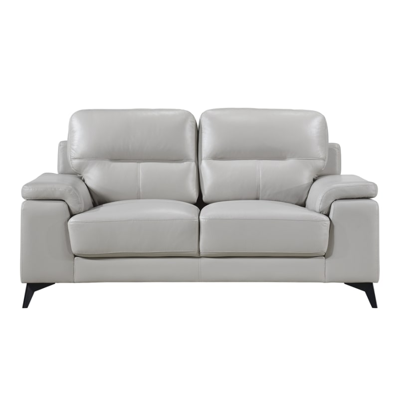 Mischa Love Seat in Silver Gray by Home Elegance - HEL-9514SVE-2