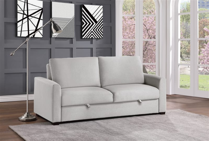 Price Sofa in Gray by Home Elegance - HEL-9525RF-3CL