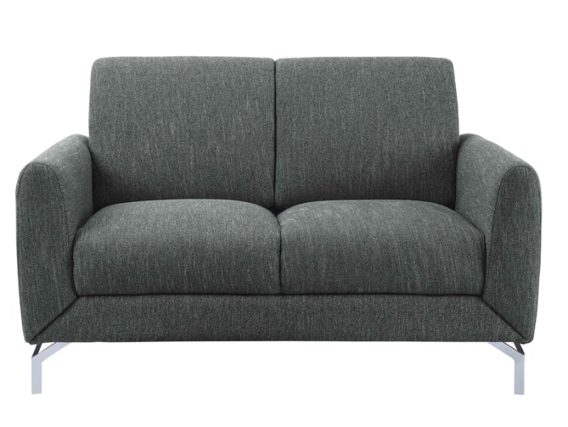 Venture Love Seat in Dark Gray by Home Elegance - HEL-9594DGY-2
