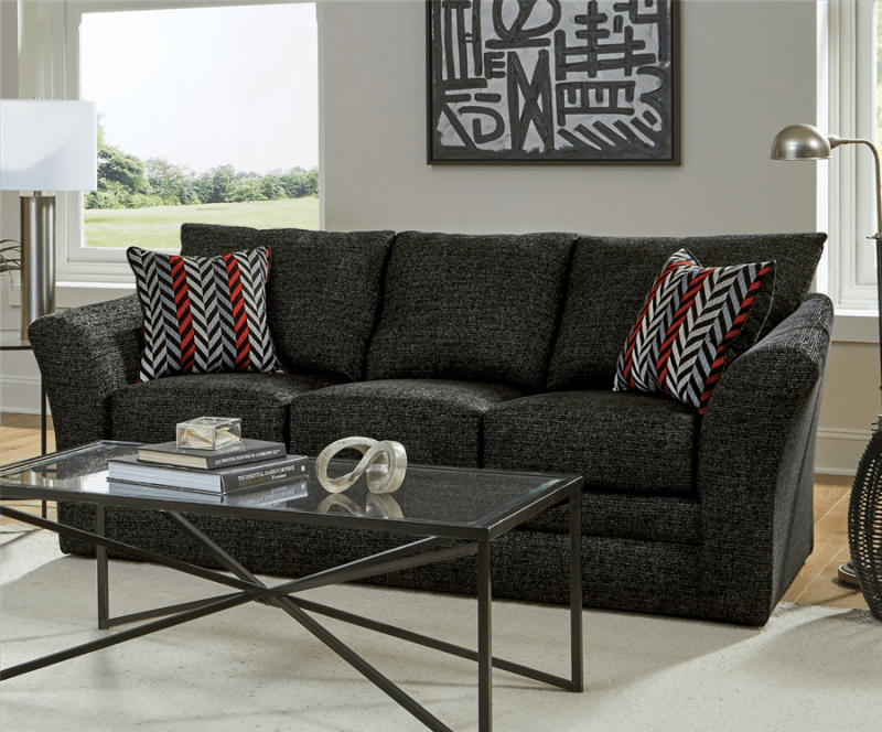 Varner Sofa in Ebony Fabric by Jackson Furniture - 2052-03