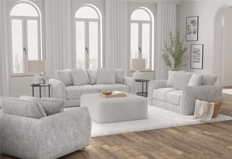 Bankside 2 Piece Sofa Set in Oyster Fabric by Jackson Furniture - 2206-O