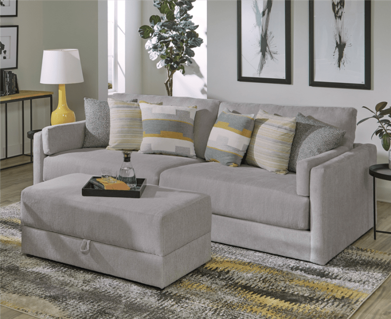 Trevor 2 Piece Sofa in Nickel Fabric by Jackson Furniture - 2405-S-N
