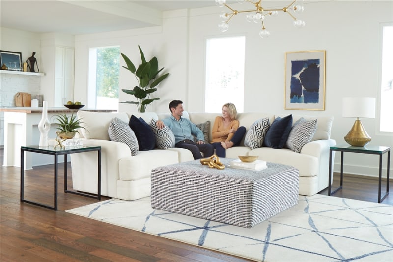 Polaris 3 Piece Sectional Sofa in Sugar Fabric by Jackson Furniture - 2470-3