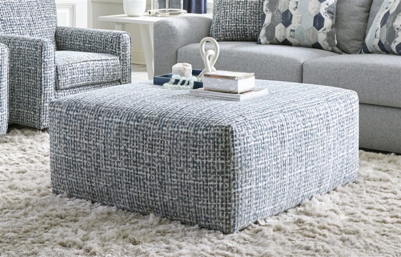 Hooten Accent Ottoman in Caspian Fabric by Jackson Furniture - 3288-12-D