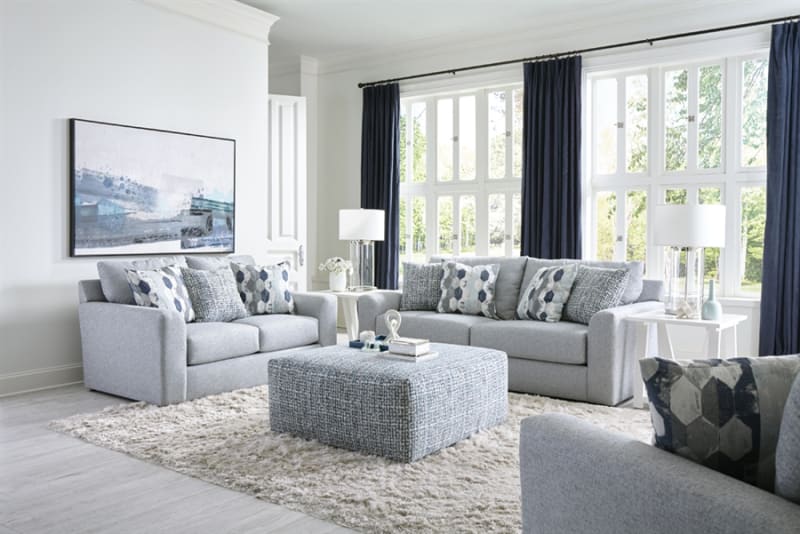 Hooten 2 Piece Sofa Set in Delft Fabric by Jackson Furniture - 3288-SET-D