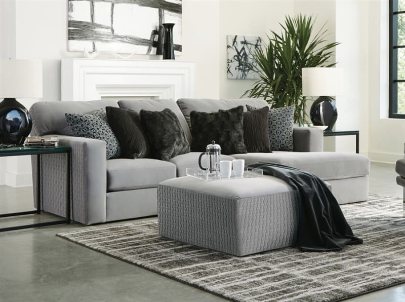 Carlsbad 2 Piece Sectional in Charcoal Fabric by Jackson Furniture - 3301-2-CH