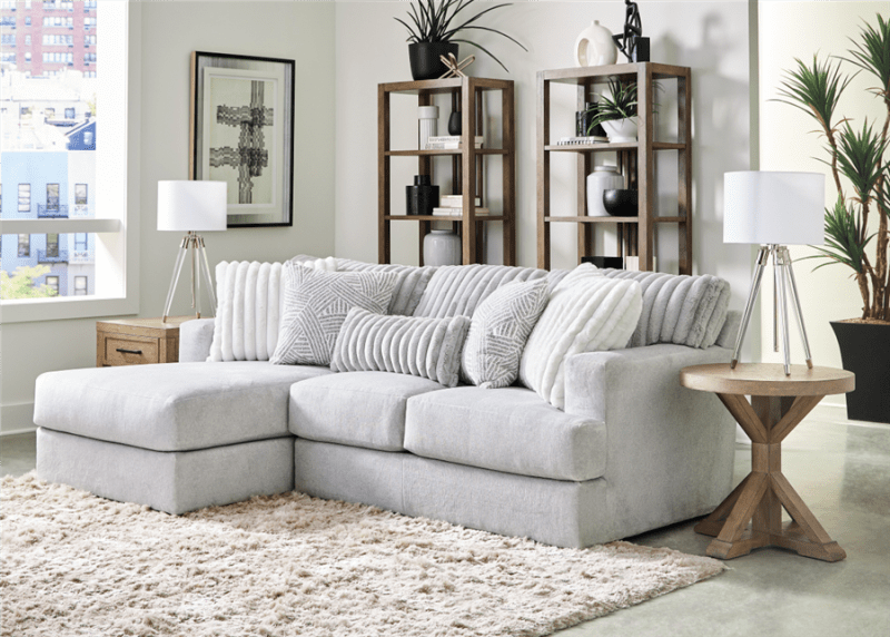 Logan 2 Piece Sectional in Moonstruck Fabric by Jackson Furniture - 3303-2