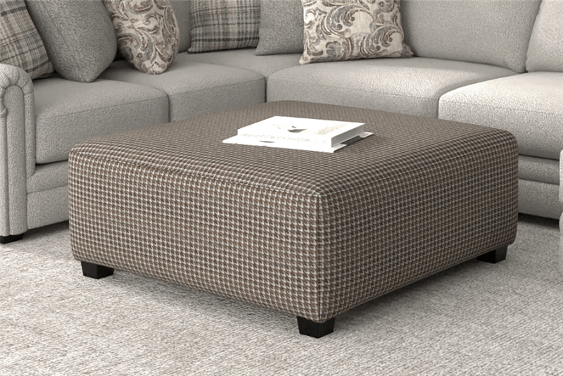 Livingston 45 Inch Cocktail Ottoman in Slate Fabric by Jackson Furniture - 3345-28