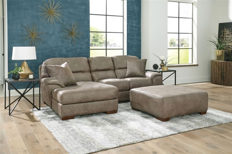 Royce 2 Piece Sectional Sofa in Taupe Fabric by Jackson Furniture - 4043-02