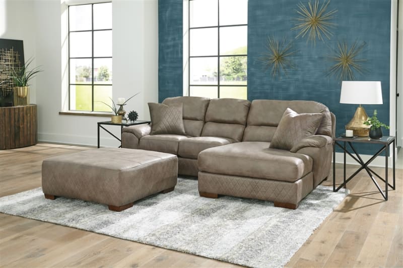 Royce 2 Piece Sectional Sofa in Taupe Fabric by Jackson Furniture - 4043-02