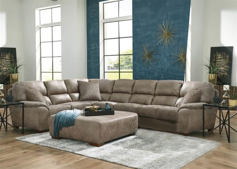 Royce 4 Piece Sectional Sofa in Taupe Fabric by Jackson Furniture - 4043-4