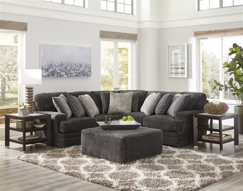Mammoth 2 Piece Sectional in Smoke Fabric by Jackson Furniture - 4376-02L-S