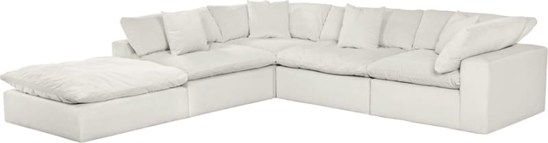 Posh 5 Piece Sectional in Porcelain Fabric by Jackson Furniture - 4445-05-P