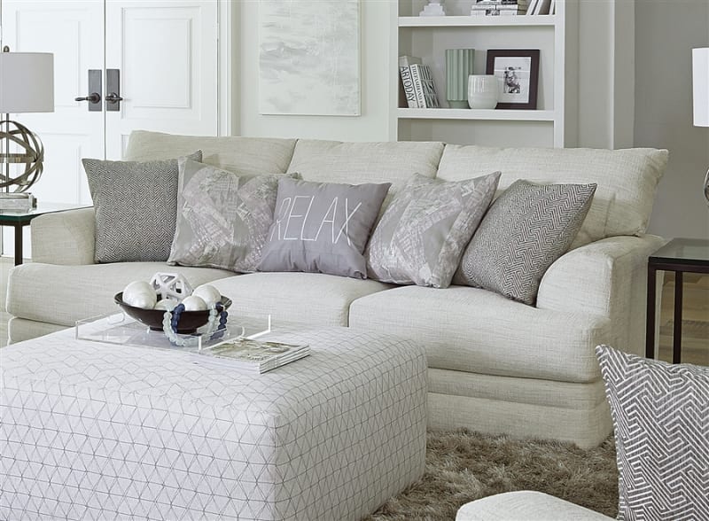 Zeller Sofa in Cream Fabric by Jackson Furniture - 4470-03