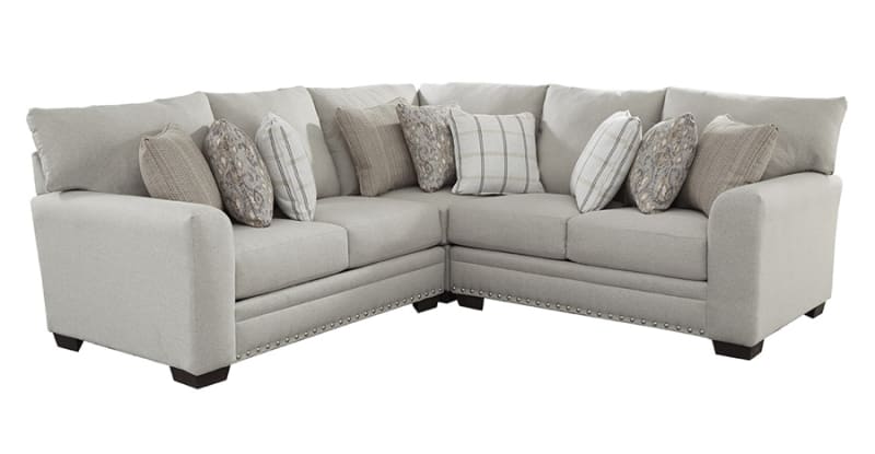 Middleton 3 Piece Sectional in Cement Fabric by Jackson Furniture - 4478