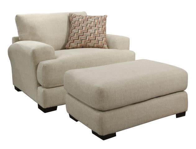Ava Oversized Chair in Cashew Fabric by Jackson Furniture - 4498-01-C