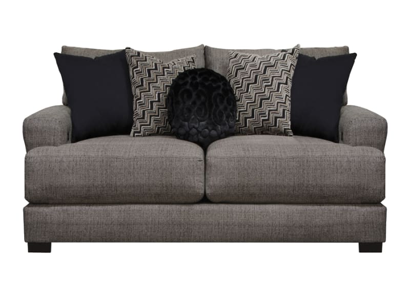 Ava Loveseat with USB Port in Pepper Fabric by Jackson Furniture - 4498-26-P