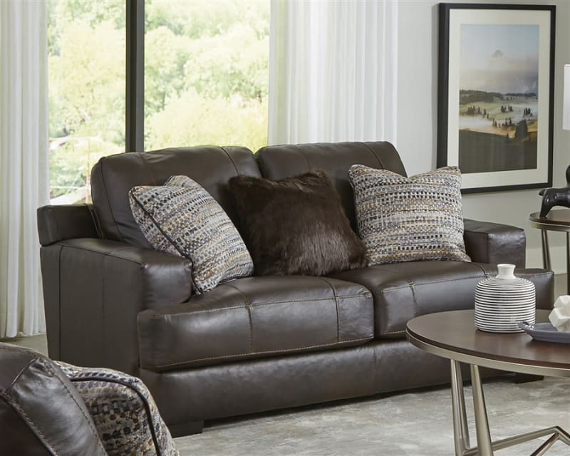 Marco Loveseat in Chocolate Leather by Jackson Furniture - 4507-02-CH