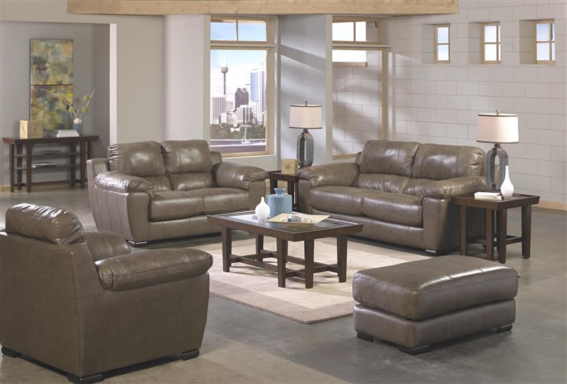 Sergio 2 Piece Set in Smoke Leather by Jackson Furniture - 4526-S-S