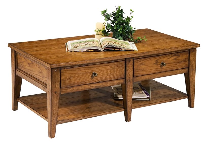 Lake House Cocktail Table in Oak Finish by Liberty Furniture - 110-OT