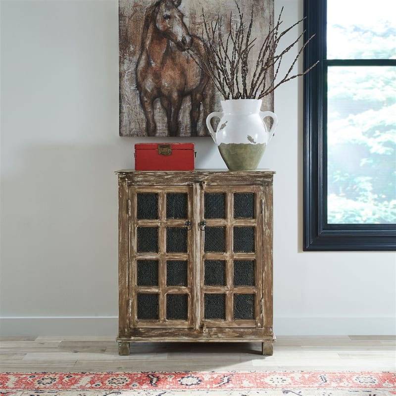 Danbury Mills 2 Door Accent Cabinet in Antique Sienna Finish by Liberty Furniture - LIB-2078-AC3439