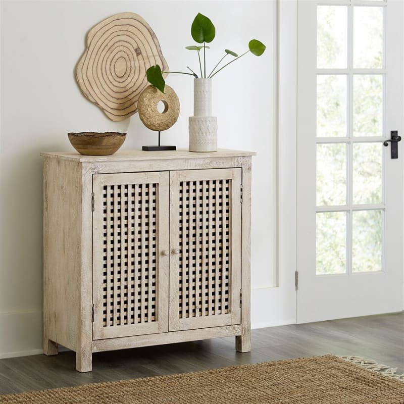 Bay Winds 2 Door Accent Cabinet in Chalky Taupe Finish by Liberty Furniture - LIB-2127-AC1000