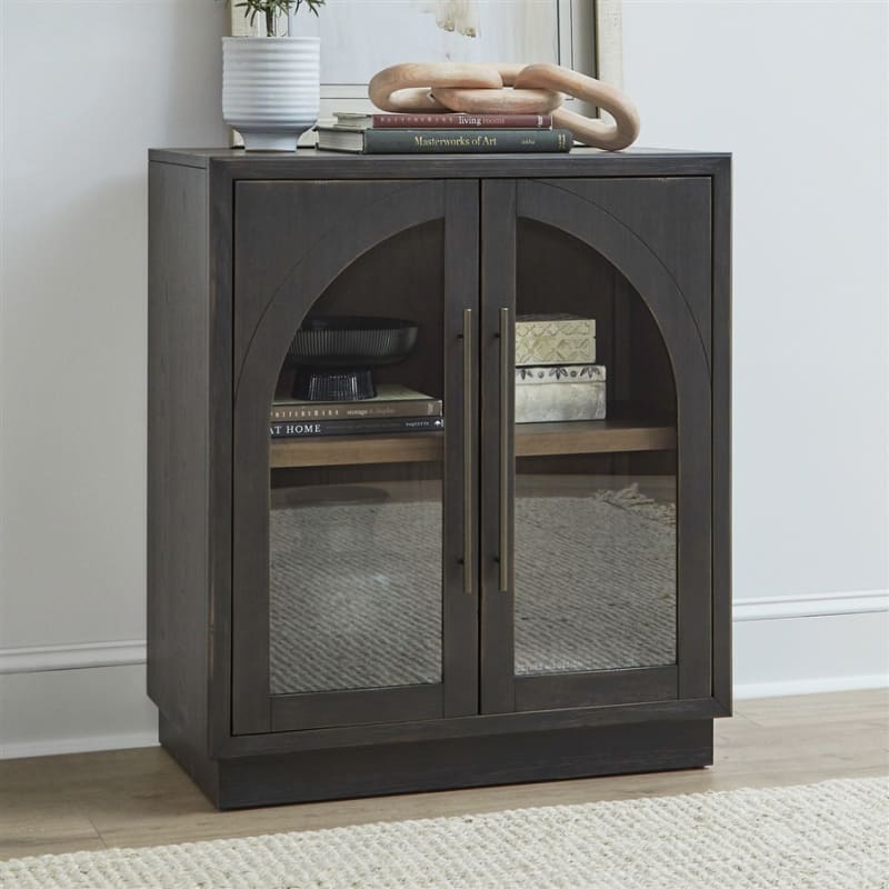 Archway 2 Door Accent Storage Cabinet in Charcoal Finish by Liberty Furniture - LIB-2254-AC2000