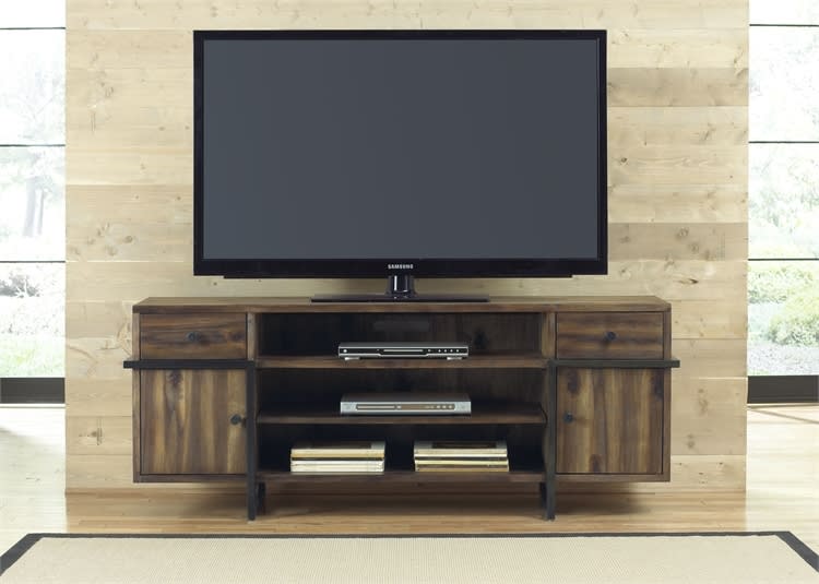 Paxton 72 Inch TV Entertainment in Wire Brushed Bronze Finish by ...