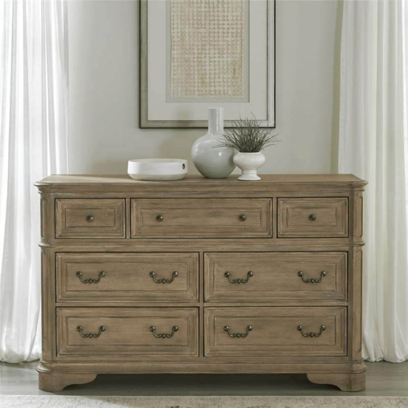 Magnolia Manor Accent Cabinet in Weathered Bisque Finish by Liberty Furniture - LIB-244N-BR31