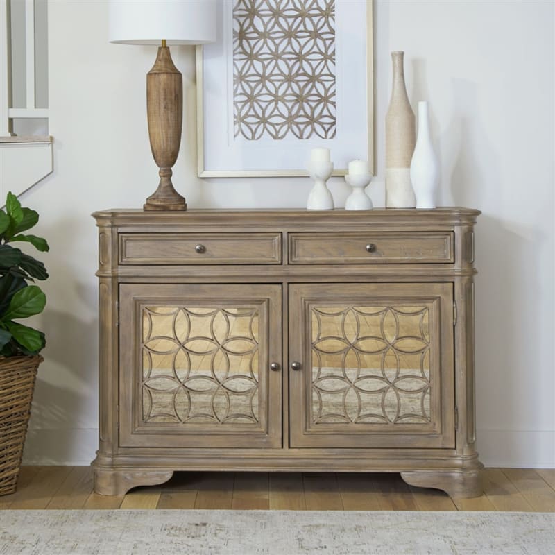 Magnolia Manor Buffet in Weathered Bisque Finish by Liberty Furniture - LIB-244N-CB5692