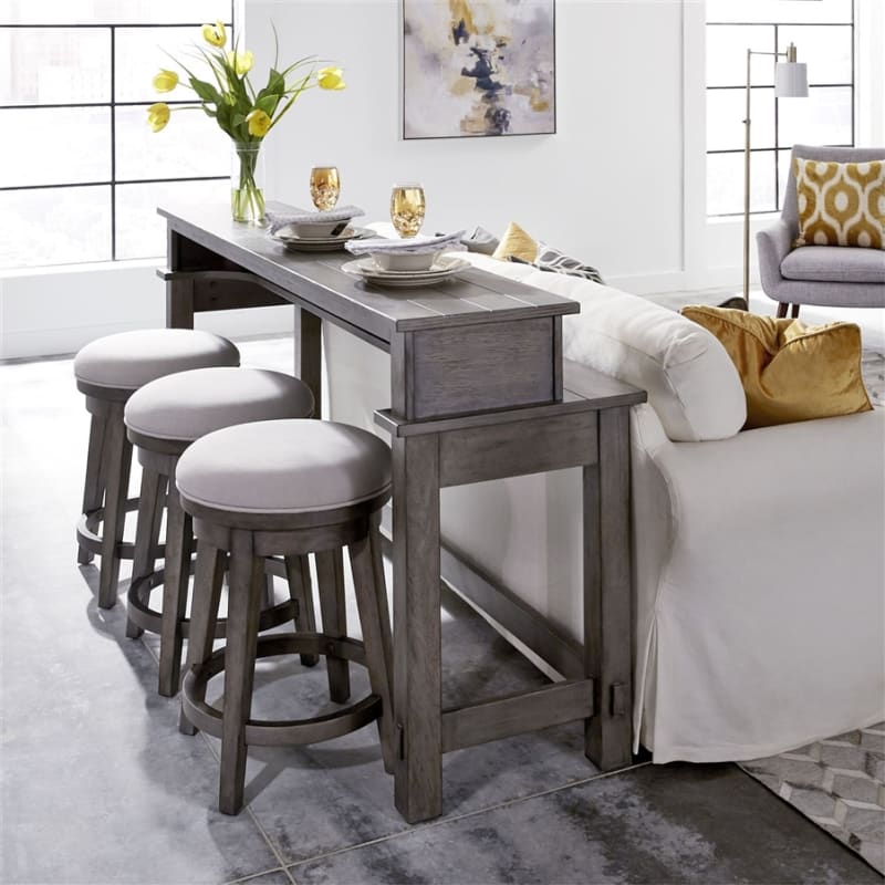 Modern Console Table With Stools: Stylish Space-Saving Solutions