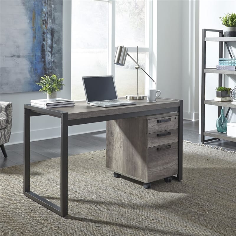 Tanners Creek Desk in Greystone Finish by Liberty Furniture - 686-HO107