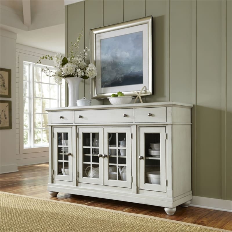 Harbor View Buffet in Dove Gray Finish by Liberty Furniture - 731