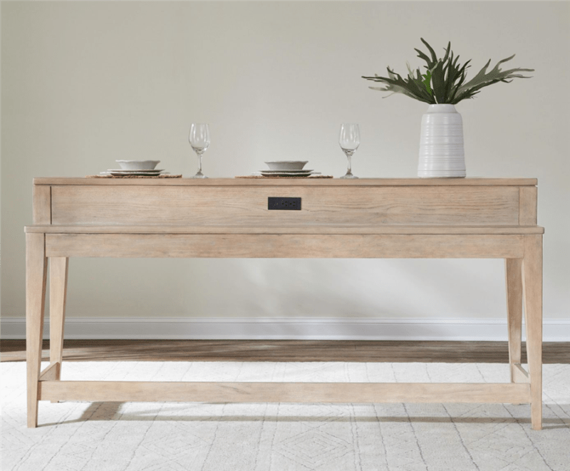 Brentwood Console Bar Table in Sandstone Finish by Liberty Furniture - 789-OT7637