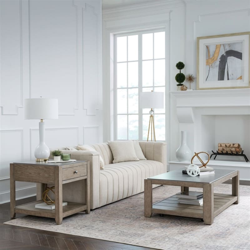 Millstone 3 Piece Cocktail Table Set in Nutmeg Finish by Liberty Furniture - LIB-922-OT-3PCS