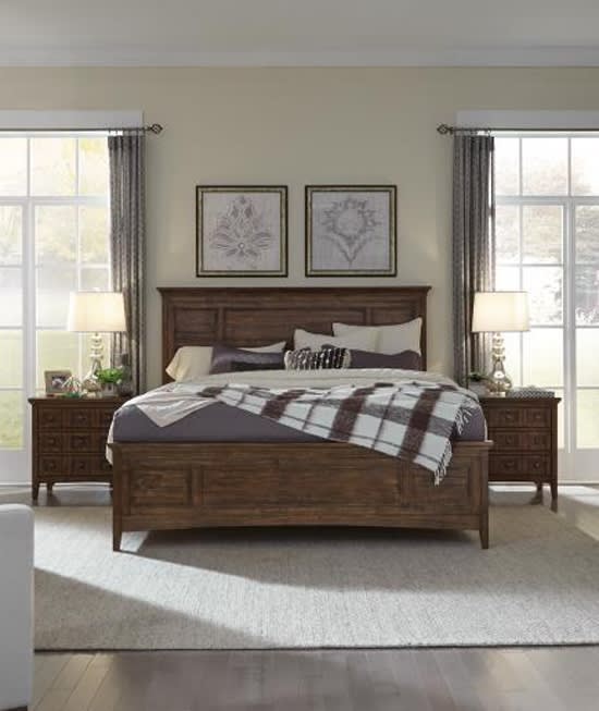 Bay Creek Panel Bed with Storage Rails by Magnussen - MAG-B4398-55