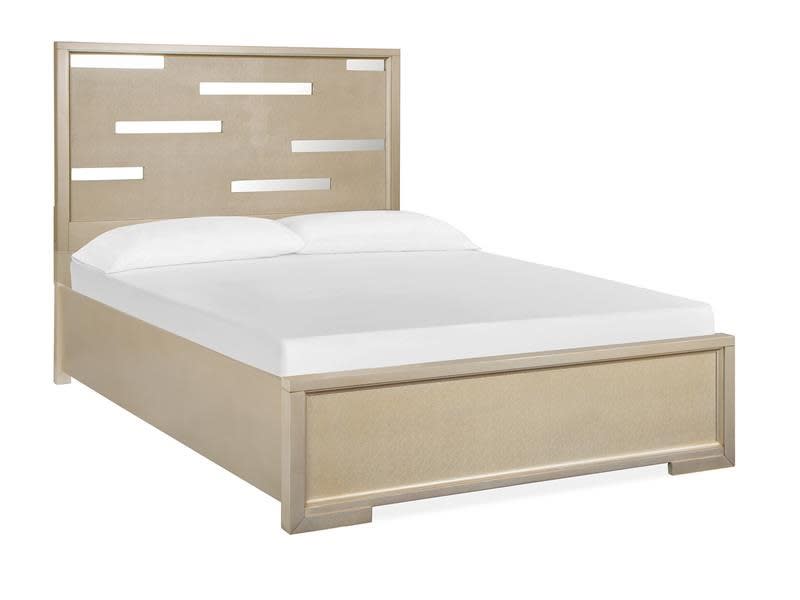 Chantelle Panel Bed in Champagne Finish by Magnussen - MAG-B5313-54