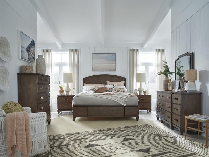 Sugar Mill 6 Piece Queen Panel Bedroom Set in Spiced Rum Finish by Magnussen - MAG-B5832-54-SET