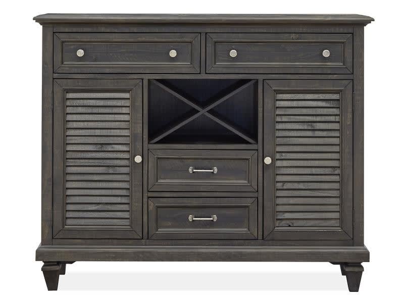 Calistoga Server in Weathered Charcoal Finish by Magnussen - MAG-D2590-15